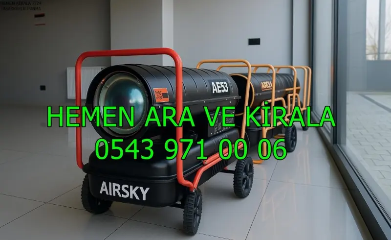 Çorum ve İzmir ve Kırklareli ELEKTRİKLİ ISITICI KİRALAMA